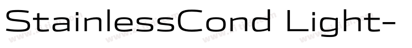 StainlessCond Light字体转换 StainlessCond Light字体转换